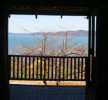 vue du golfe de nicoya de la terrasse